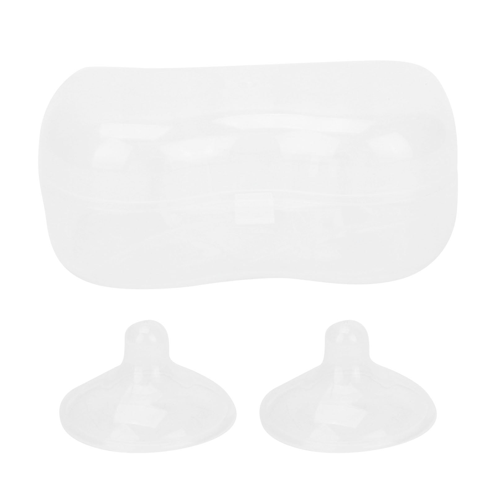 Sarapandan Silicone Breastfeeding Protector for Sensitive Nipples Soft Skin-Friendly Nipple Shield