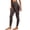 Coffee plus size leggings with pockets a1, variant on Cagogo Women Plus Size Active High Waisted Leggings with Pockets Quick Dry Sport Yoga Running Gym Training Tummy Control Workout Long Pants, Black XL