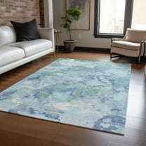 Addison Rugs Chantille Indoor/Outdoor Transitional Modern Seafoam Washable Rectangle Rug, 9' x 12'