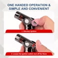 thumbnail image 2 of DEELLEEO 1pc  Butane Torch  Premium 4 Flame Big Kitchen Torch Lighters With Adjustable Refillable Multipurpose Culinary Blow Torch For Creme Brulee  Baking  BBQ (Butane Gas Not Included), 2 of 6