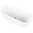 thumbnail image 6 of Vanity Art 68" Acrylic Freestanding Soaking Bathtub, 6 of 8