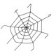thumbnail image 2 of Tela Decorativa de Telaraña de Telaraña Negra / Blanca Grande de 5 Pies Decoración Colgante de Halloween Yotijar Las arañas de Halloween de las correas, 2 of 7