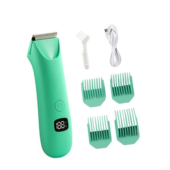 Multifunctional Skin Friendly Electric Trimmer Digital Display Rechargeable 600mAh Power Cordless For Body Hair