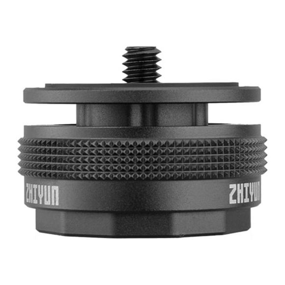 Zhiyun Zhiyun Quick Release Kit with 1/4" Screw for Crane 3 Lab, Weebill Lab, Crane 2, Plus, V2, and Crane-M Stabilizers - Black Aluminum Alloy Accessory
