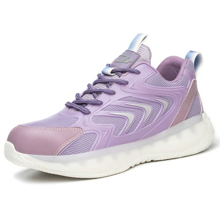 FLTHDD Women s Anti-skid Work Sneakers  Mesh Breathable & Lightweight Shoes  Industries Construction Mechanic Sneakers