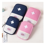 Mini Empty First Aid Bag – Portable Travel Medical Kit for Home, Office, Car, Camping, Hiking & Emergency Use, Red 18x13x2cm