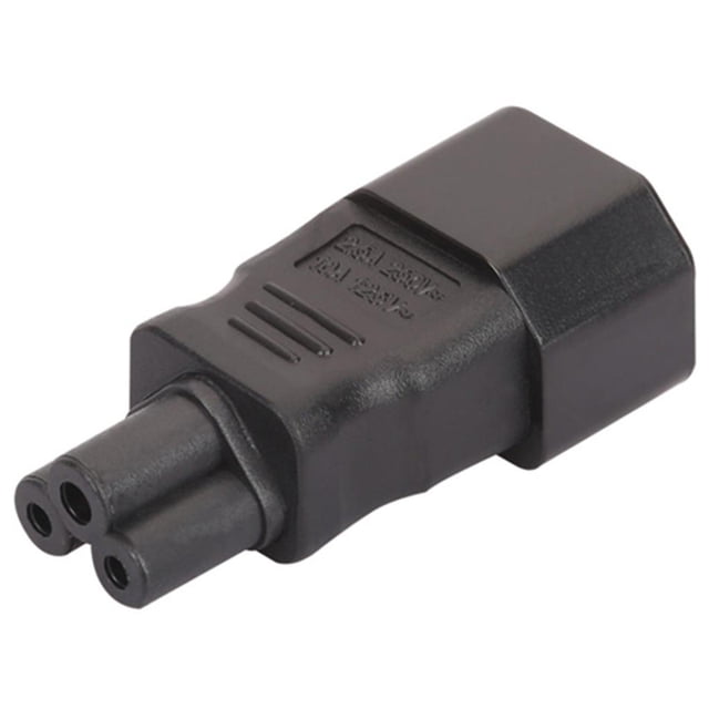 Conector IEC 320 Adaptador IEC 320 C14 A C5, Adaptador De Corriente C14, Del Adaptador De Alimentación De CA Fanmusic Conector IEC 320