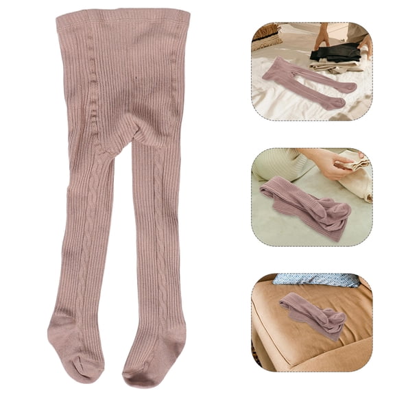 HEANUJJ 1 Pair Girls Legging Cotton Coffee Cold Prevention Daily Wear For Children