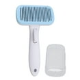 thumbnail image 1 of Brosse Slicker pour Animaux de Compagnie, Auto Brosse pour Animaux de Compagnie Épilation Rapide Poignée Confortable pour Chats pour la Maison Fil d'Acier Bleu, 1 of 8