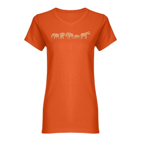 Set From African Elephants Shaped Tee Women's -Image by Shutterstock