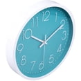 thumbnail image 3 of Reloj De Pared De Péndulo De Pared Silencioso Moderno Para Dormitorio Cocina Sala De Estar - Azul-30 CM ER, 3 of 5
