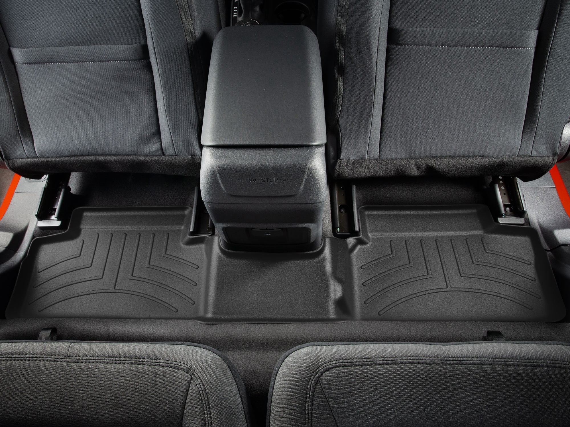 WeatherTech Custom Fit FloorLiners compatible with 2021-2026 Ford Bronco - 2nd Row, Black