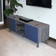 thumbnail image 4 of Mueble para TV Gris Azul Centro de entretenimiento HOGARE Italy, 4 of 4