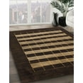 thumbnail image 3 of Ahgly Company Machine Washable Indoor Rectangle Abstract Brown Area Rugs, 5' x 8', 3 of 7