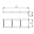 thumbnail image 2 of White Water B00351CHA Stainless Over Platform Telescoping Boat Ladder, 4 Step, 2 of 2