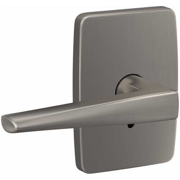 Schlage Fc172-Elr-Gee Custom Eller Non-Turning Two-Sided Dummy Door Lever Set - Nickel