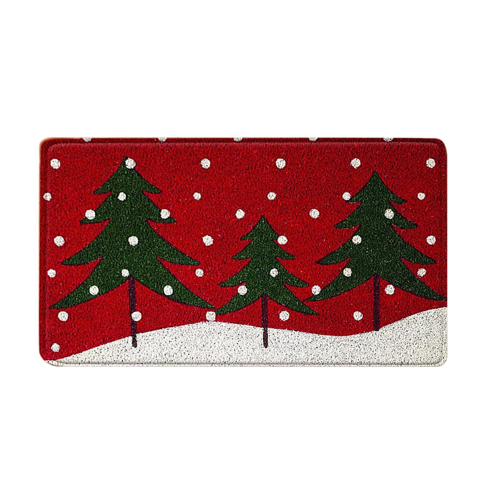 Christmas Decorations Indoor and Outdoor Kitchen Rugs, Door Mat, Christmas Door Mat Cartoon