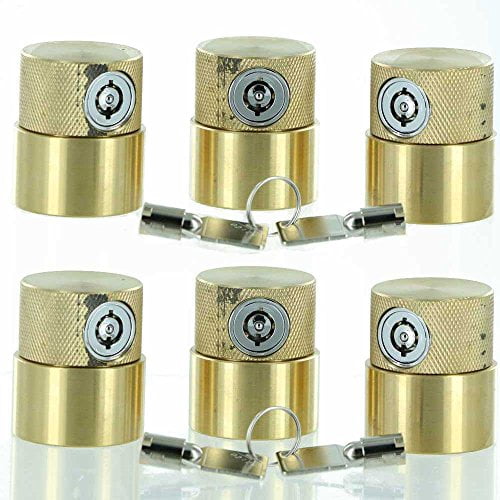 Water Faucet Lock FSS 50 Keyed Alike 6 Pack