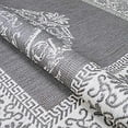 thumbnail image 5 of Couristan Recife Antique Medallion Indoor/Outdoor Area Rug, 2 x 37", Grey-White, 5 of 5