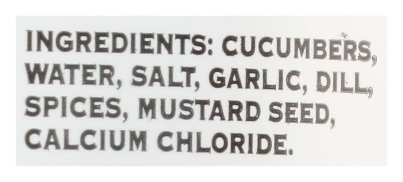 Bubbies Kosher Dill Pickles, 33 Ounce -- 6 per case