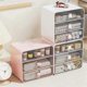 thumbnail image 4 of 3 Tiers Makeup Organizer Holder Cosmetic Storage Box, Bathroom Countertop Organizer, Desk Organizer with Drawers Pink-A, 4 of 5
