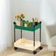 thumbnail image 1 of Zapatero para armario, sala de estar, carrito para refrigerios y frutas, estante de almacenamiento móvil multifuncional de dos niveles, estantería para bebés, baño y cocina, estante de almacenamiento, 1 of 6