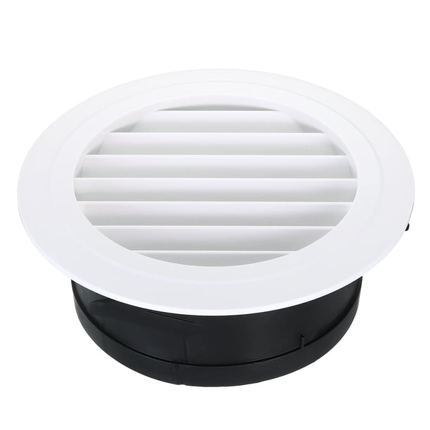 Uxcell Ventilación Redonda de 6 Pulgadas, Cubierta de Difusor de Techo ABS con Rejilla Blanca