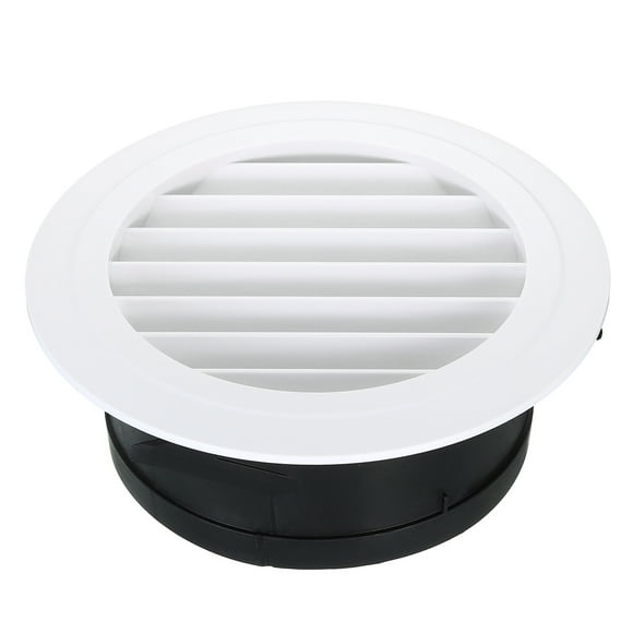Uxcell Ventilación Redonda de 6 Pulgadas, Cubierta de Difusor de Techo ABS con Rejilla Blanca