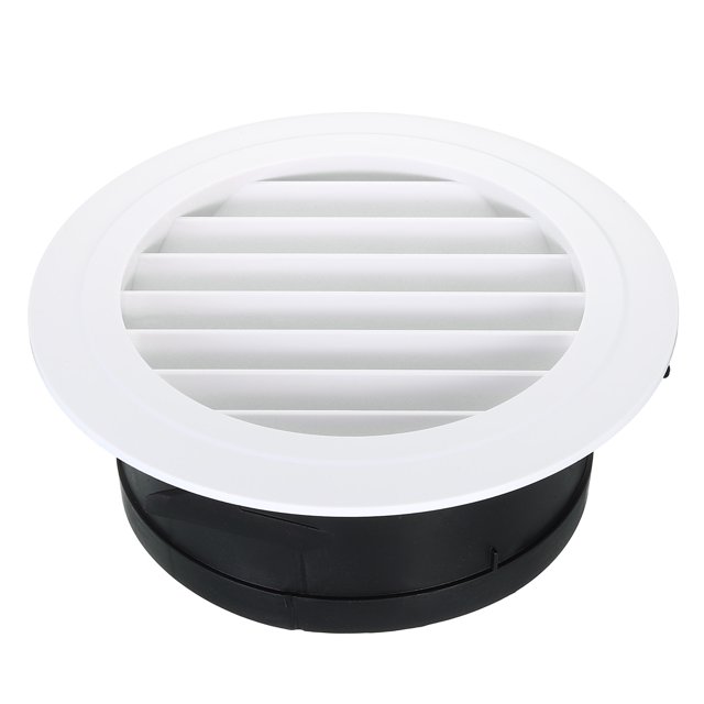 Unique Bargains Évent Rond de 6 Pouces, Diffuseur de Plafond avec Moustiquaire Blanc