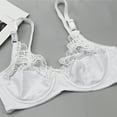 thumbnail image 3 of UngA Women's Wireless Bra, Comfort Revolution Full-Coverage Wirefree Bras for Women White,80E, 3 of 3
