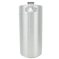 thumbnail image 1 of Mini barril de cerveza de acero inoxidable de 3,6 l con tapa para el hogar, hotel y enólogo., 1 of 14