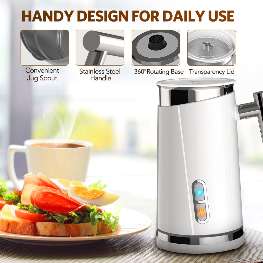 Multifunction Electric Milk Frother Milk Steamer Creamer Milk Heater with  New Foam Density for Latte Cappuccino Hot Chocolate