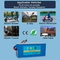 thumbnail image 5 of 36V 10Ah Ebike Battery Pack Electric Scooter Bike Lithium Battery 750W for Adult Electric Bicycle Motor with 2a Charger, 5 of 7