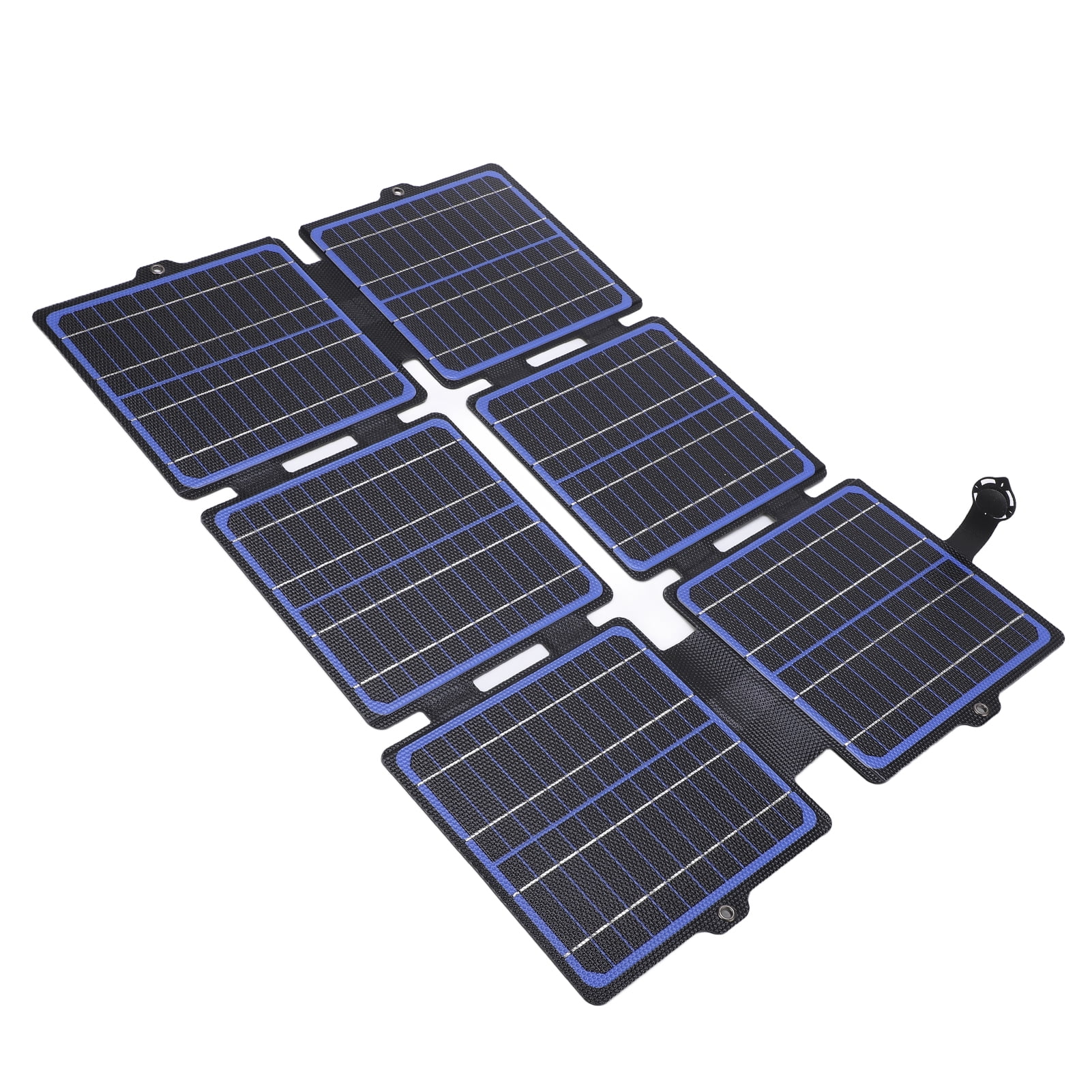 Folding 30W 12V/5V ETFE Solar Panel - Waterproof Portable Charger for Mobile Phones and Power Banks