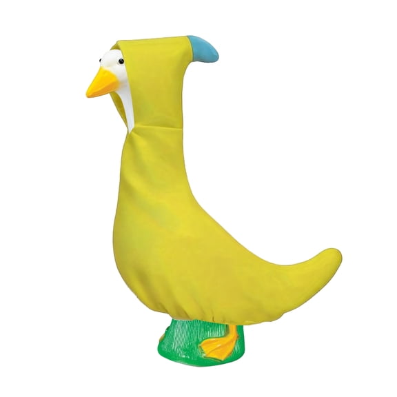 Halloween Banana Porch Goose Outfits,Cute Goose Clothes for 23-Inch Cement or Plastic Statue,Halloween Outfit for Lawn Porch Statue Costume Garden Patio Decor