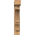 thumbnail image 2 of Ekena Millwork 7 1/2"W x 38"D x 44"H Balboa Block Smooth Bracket w/ Offset Brace, Western Red Cedar, 2 of 25