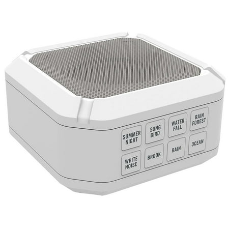 Big Red Rooster Portable White Noise Sound Machine | Sound Machine For Sleeping & Relaxation | 8 Sounds | Operates On 3 AA Batteries | Sleep Sound Therapy for Home, Office or (Best Sound Therapy Machine)