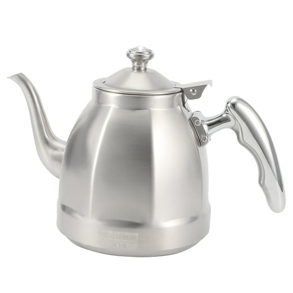 Large Capacity, Durable & Thickened Design Sturdy Stainless Steel Tea & Coffee Kettle