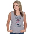 thumbnail image 5 of BCA Pink Ribbon Hope is An Anchor Tank Top Tee Shirt Women Brisco Brands X, 5 of 6