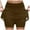 Coffee, variant on TTUHYWXI Women's Tennis Skorts with 2 Pockets Plus Size Golf Skirts High Waisted Pleated Athletic Skirt for Pickleball Running (Khaki, 5XL)