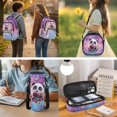 thumbnail image 2 of KUIFORTI Rose Panda Girls Backpack Set, Cute 4Pcs School Bag with Lunch Box Pencil Pouch Water Bottle Sleeve for Elementary Primary Middle School Students, 2 of 6