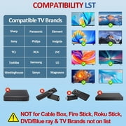 Universal Big Button TV Remote Replacement, Compatible with All Samsung/VIZIO/LG/Son-y/Philips Smart TVs and More