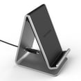 thumbnail image 3 of Galvanox Wireless Charger with Wall Plug, Aluminum Qi Power Stand (QC3.0) Adaptive Fast Charging Station and AC Adapter (Works with Samsung Galaxy S9, S10 and Apple iPhone X, Xr, Xs Max), 3 of 6