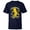 Navy, variant on The Simpsons Soccer Bart Simpson Springfield United - Short Sleeve T-Shirt for Kids - Customized-Athletic Heather
