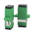 thumbnail image 3 of Cateissary 50 piezas Universal SC fibra óptica acoplador Cable óptico ABS adaptador convertidor conversión conector Accesorios Teléfono y Comunicación, 3 of 6