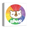 thumbnail image 2 of Creative Products RAWR! Colorful Lion 12x12 Canvas Wall Art, 2 of 5