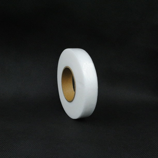 Cinta adhesiva termoadhesiva de doble cara para coser, ideal para dobladillos, reparaciones de ropa y manualidades. Cinta adhesiva fuerte para el hogar, la oficina y proyectos de costura. Fácil de