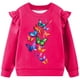 thumbnail image 4 of Vestido de verano para niña con estampado de flores de Pascua, manga corta, bolsillos con volantes y cuello redondo, top de poliéster, 4 of 5