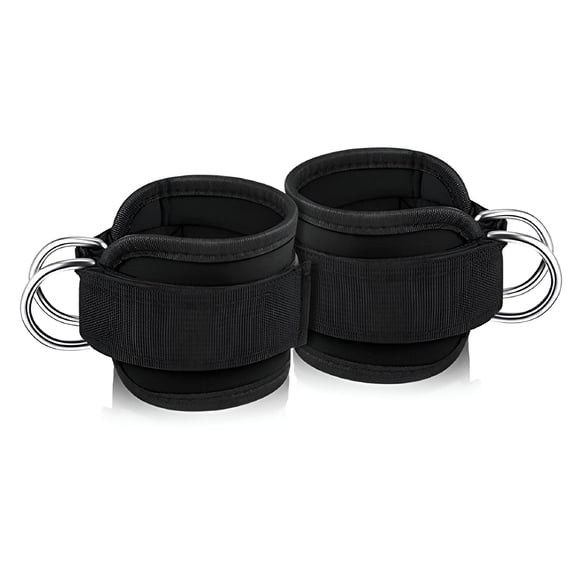 LAMIRO Ankle Straps for Cable s Attachment - for Weightlifting, Curls, Glute & Leg Workout with Ankle Cuffs for Women & Men
