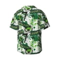 thumbnail image 2 of Wukai Football 7 Men's Casual Short-Sleeve Button Down Shirt - Lightweight Summer Dress Shirt for Daily Wear-Large, 2 of 7